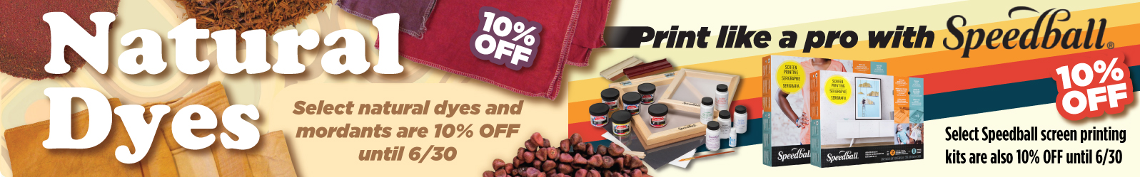 Natural Dye Sale!