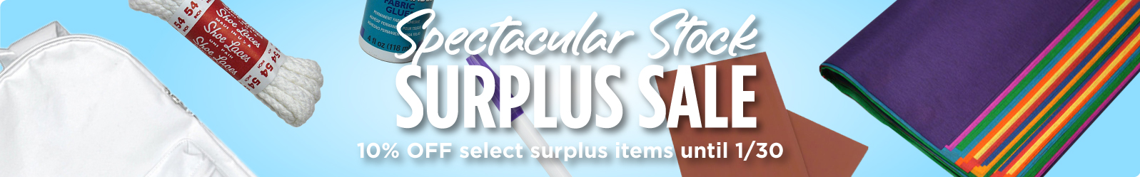 New Year Sale! 10% off select items through 1/30