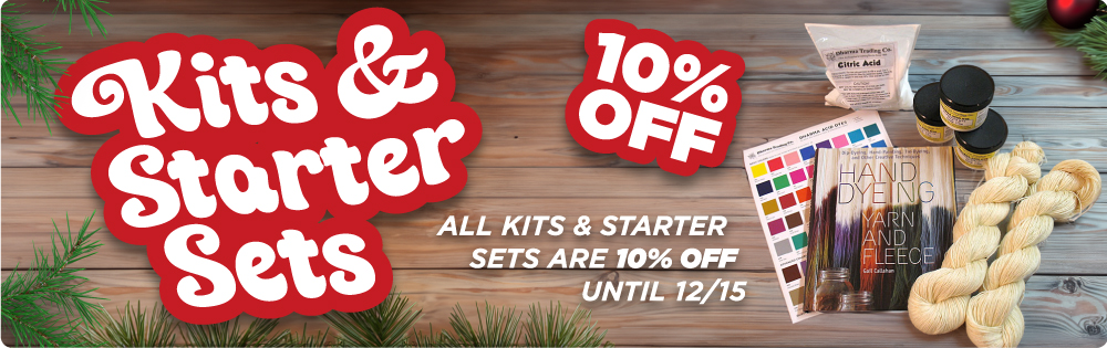 Kit and Starter Set Sale! 10% off ALL kits and starter sets thru 12/15
