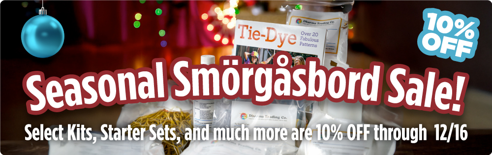 Seasonal Smorgasbord Sale! Kits, starter sets, and much more are 10% OFF through 12/16