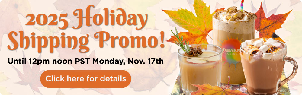 The Holiday Shipping Promo is Here Until 12pm noon PST Monday, Nov. 17th
