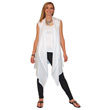 Sleeveless Waterfall Vest