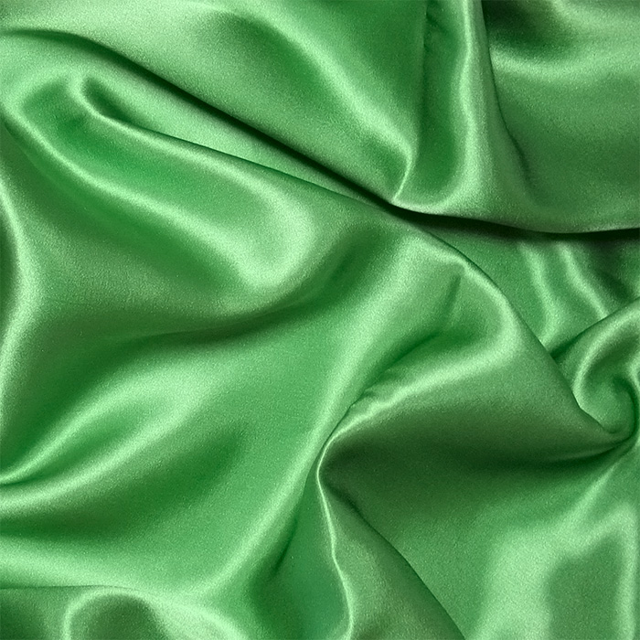12mm Charmeuse/Silk Crepe Satin 45 - 19 Emerald Green