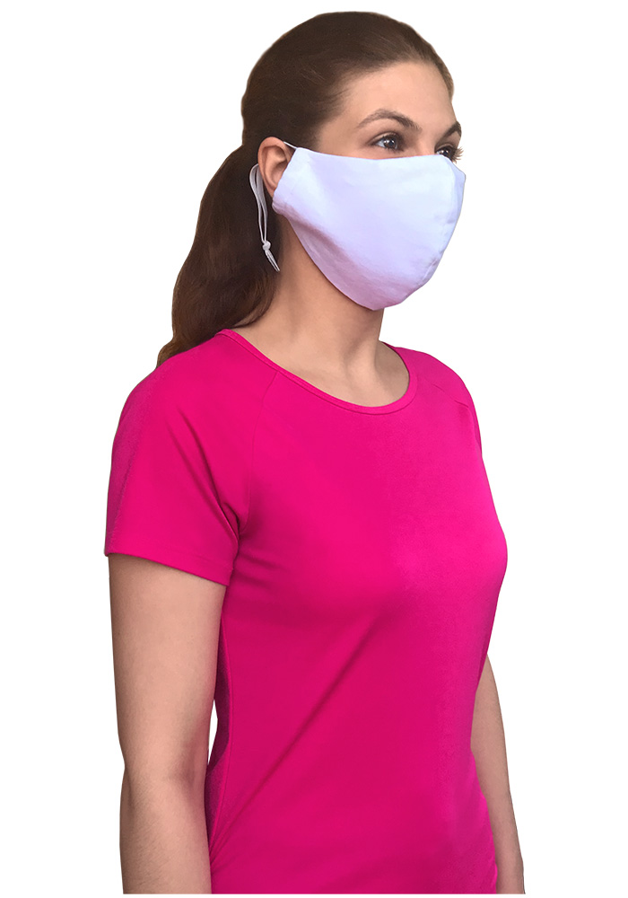 Pink Neck Gaiter USA Made Pink Face Tube Cotton Face Scarf 