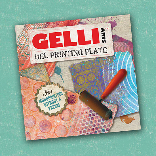 Gelli Arts - Gel Printing Plate - These stunning black and white