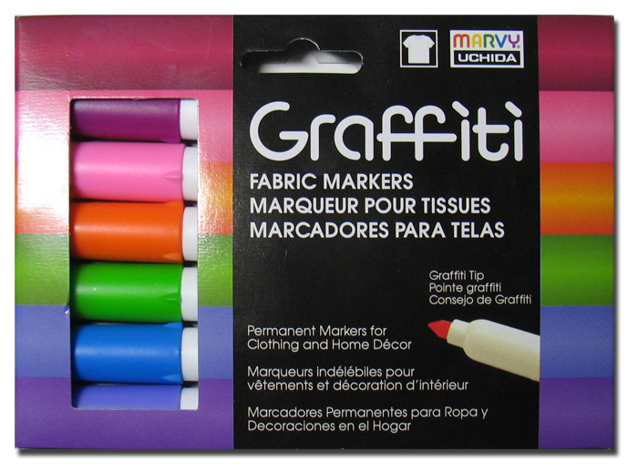 Graffiti Fabric Marker Sets