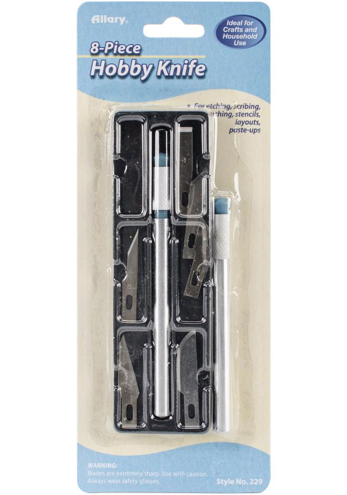2-Pack Exacto Style Crafting Hobby Detail Utility Knife set + 6 blades