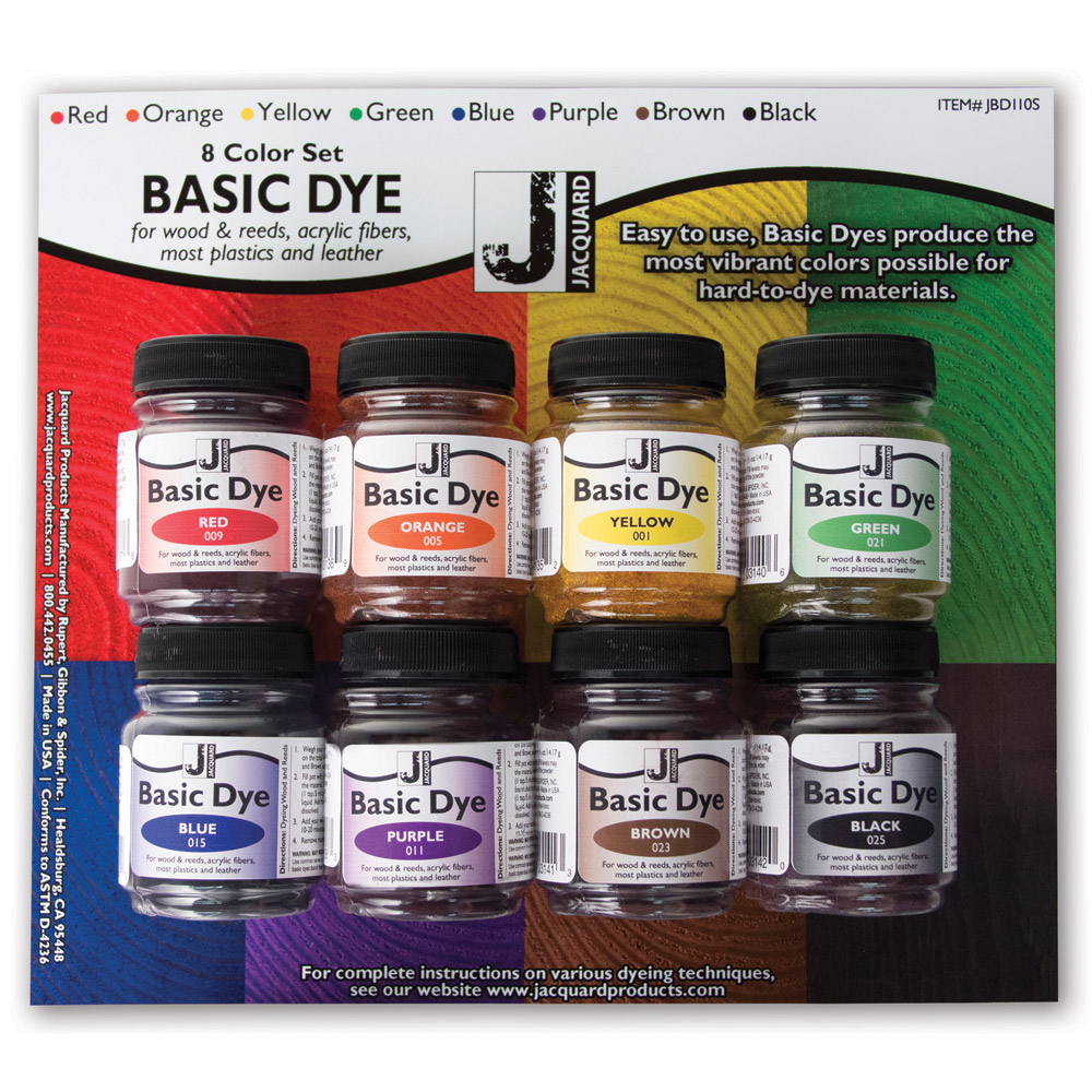 Jacquard Acid Dye 4-Color Set with Citric Acid