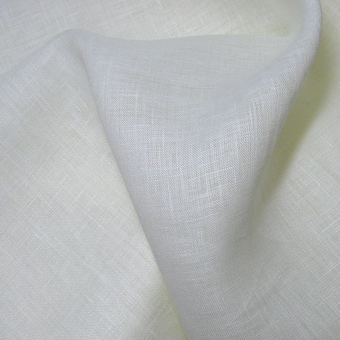 Linen Cloth, Bleached/white Fabric Sold by the Half Yard 
