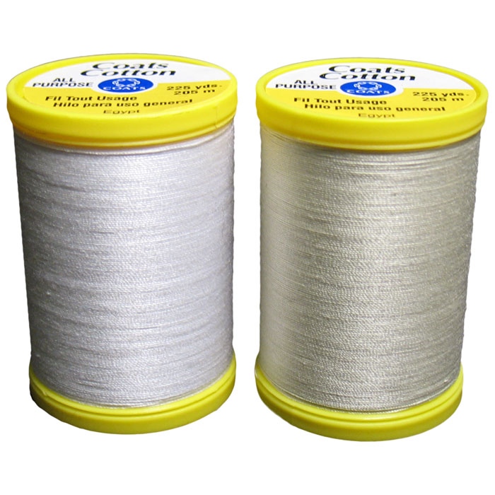 Large Spool Polyester Thread Size #20: White