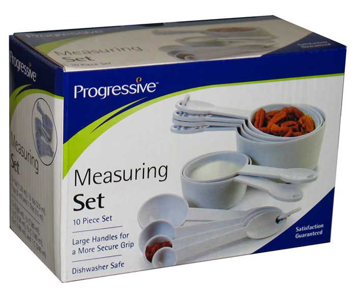 Progressive Stacking Measuring Cups 1/4 Cup, 1/3 Cup, 1/2 Cup, 1