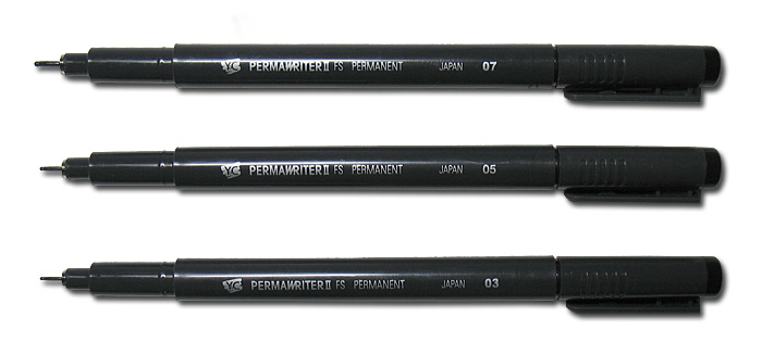 MARVY Permanent Broadpoint Fabric Markers