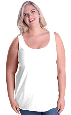 Ladies Curvy Tank