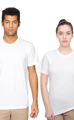 Fine Jersey Short Sleeve T-Shirt (Unisex)