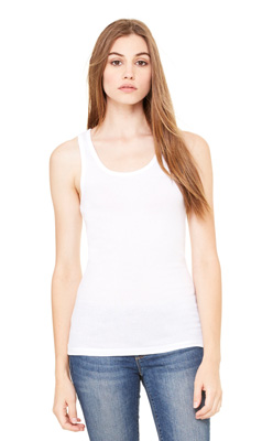 Bella Sheer Mini Rib Longer Length Tank