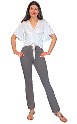 Ruched Front Butterfly Top