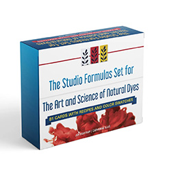 The Studio Formulas Set for The Art and Science of Natural Dyes