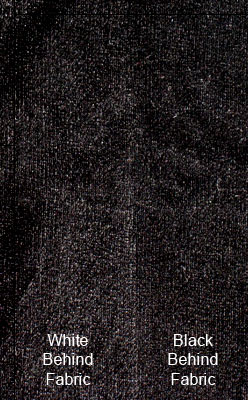 Black Silk/Rayon Velvet 45"