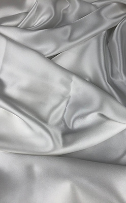 Optic White 22mm Charmeuse/Silk Crepe Satin 55"