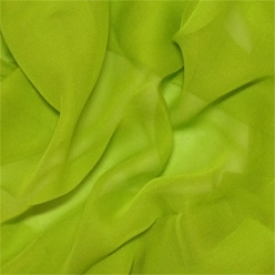 Apple Green Silk Chiffon 8mm 45"