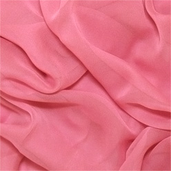Rose Pink Silk Chiffon 8mm 45"