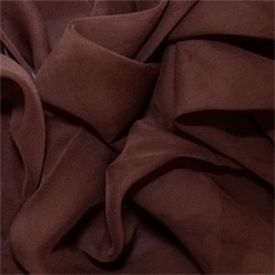 Chocolate Brown Silk Chiffon 8mm 45"