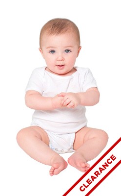 Infant Baby Rib Short Sleeve One-Piece (Unisex)