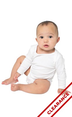 Infant Baby Rib Long Sleeve One-Piece (Unisex)