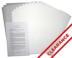 "Short" Opaque Inkjet Transfer Paper