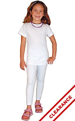 Kids Long Cotton/Spandex Leggings