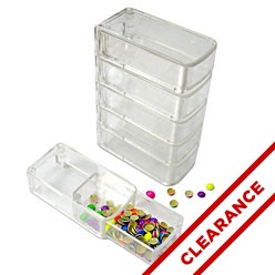 Stackable Storage Containers - Pack of 6