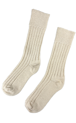 Cotton/Wool/Alpaca Mid-Calf Socks