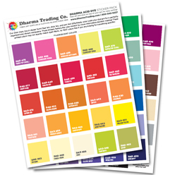 Dharma Acid Dye Sticker Set