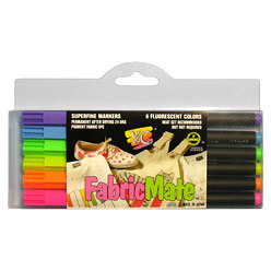 FabricMate Superfine Markers - 6 Color Sets