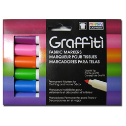 Graffiti Fabric Marker Sets
