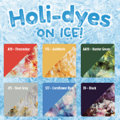 Fiber Reactive Holi-dyes on Ice Colors 8oz