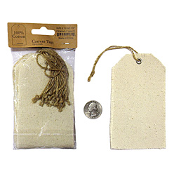 Hang Tag With Jute Cord - 12pk