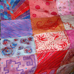 Jacquard Textile Color Fabric Paint 8oz - Ruby Red