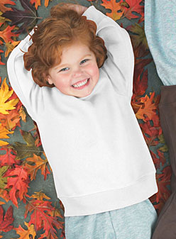 Rabbit Skins Toddler Fleece Sweatshirt - Soft 7.5 Oz Crewneck Sweater For Kids (Multiple Colors)
