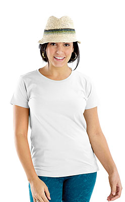 Ladies Fine Jersey Longer Length T-Shirt