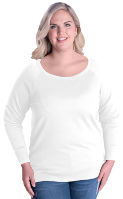 Ladies Curvy Slouchy Pullover