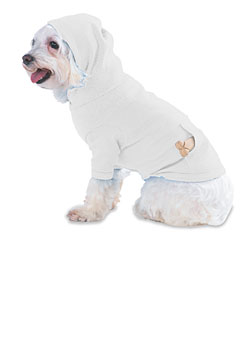 Doggie Baby Rib Hooded T-shirt With Pouch Pocket (#DHWP)