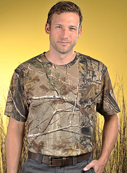 Adult Officially Licensed Realtree® Camouflage Short Sleeve T-shirt