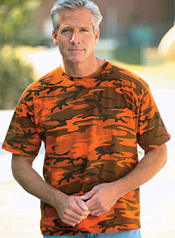 Adult Camouflage Overdye T-shirt