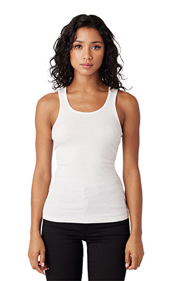 Women's Fitted 2x1 Rib Tank