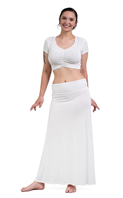 Shirred Crop Top