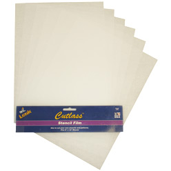 Stencil Film 9"x 12" - Pack of 5 sheets