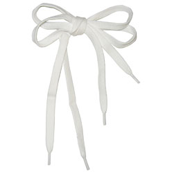 White Cotton Shoelaces