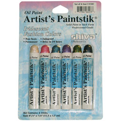 Jack Richeson Shiva Oil Paint Stick Iridescent Colors Set of 12 121508 for  sale online