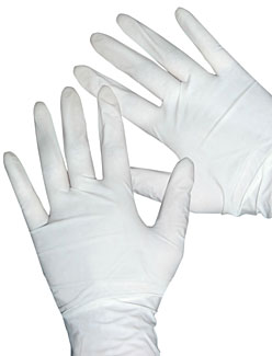 Short Rubber Gloves